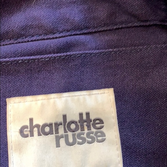 CHARLOTTE RUSSE CANVAS PURSE with a bow - Picture 4 of 4